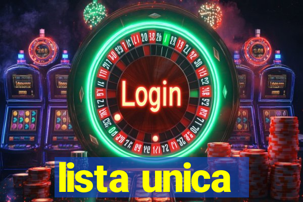 lista unica